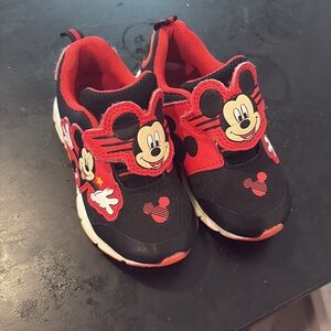 Disney Mickey Mouse Kids Sneakers - Black and Red
